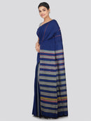 PinkLoom Women's Cotton Khesh Saree With Unstitched Blouse Piece
