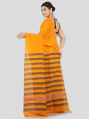 PinkLoom Women's Cotton Khesh Saree With Unstitched Blouse Piece