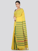 PinkLoom Women's Cotton Khesh Saree With Unstitched Blouse Piece