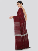 PinkLoom Women's Cotton Khesh Saree With Unstitched Blouse Piece