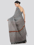 PinkLoom Women's Cotton Khesh Saree With Unstitched Blouse Piece