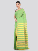 PinkLoom Women's Cotton Khesh Saree With Unstitched Blouse Piece