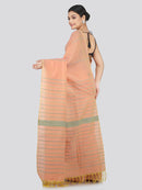 PinkLoom Women's Cotton Khesh Saree With Unstitched Blouse Piece