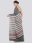 PinkLoom Women's Cotton Khesh Saree With Unstitched Blouse Piece