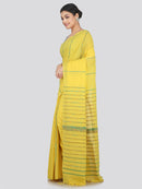 PinkLoom Women's Cotton Khesh Saree With Unstitched Blouse Piece