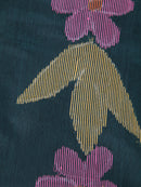 Pinkloom Green Handloom Cotton bleand Saree