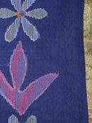 Pinkloom Blue Handloom Cotton bleand Saree