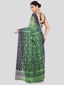 Pinkloom Women's Soft Cotton Jamdani Saree Without Blouse Piece