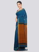 Pinkloom Women's Cotton Saree With Unstitched Blouse Piece