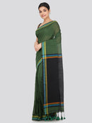 Pinkloom Women's Cotton Saree With Unstitched Blouse Piece