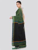 Pinkloom Women's Cotton Saree With Unstitched Blouse Piece
