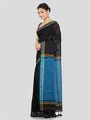 Pinkloom Women's Cotton Saree With Unstitched Blouse Piece