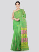 Pinkloom Women's Soft Cotton Jamdani Saree Without Blouse Piece