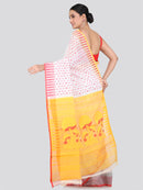 Pinkloom Women's Soft Cotton Jamdani Saree Without Blouse Piece