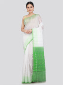 Pinkloom Women's Soft Cotton Jamdani Saree Without Blouse Piece