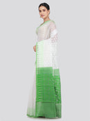 Pinkloom Women's Soft Cotton Jamdani Saree Without Blouse Piece