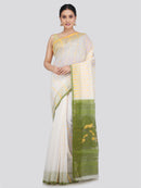 Pinkloom Women's Soft Cotton Jamdani Saree Without Blouse Piece
