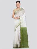 Pinkloom Women's Soft Cotton Jamdani Saree Without Blouse Piece