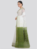 Pinkloom Women's Soft Cotton Jamdani Saree Without Blouse Piece