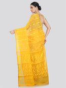 Pinkloom Women's Soft Cotton Jamdani Saree Without Blouse Piece