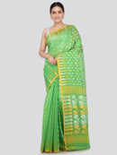 Pinkloom Women's Soft Cotton Jamdani Saree Without Blouse Piece