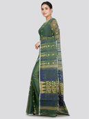 Pinkloom Women's Soft Cotton Jamdani Saree Without Blouse Piece