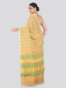 Pinkloom Women's Soft Cotton Jamdani Saree Without Blouse Piece