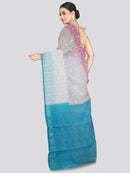 Pinkloom Women's Soft Cotton Jamdani Saree Without Blouse Piece
