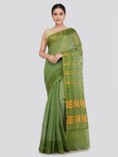 Pinkloom Women's Soft Cotton Jamdani Saree Without Blouse Piece