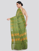 Pinkloom Women's Soft Cotton Jamdani Saree Without Blouse Piece