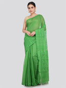 Pinkloom Women's Soft Cotton Jamdani Saree Without Blouse Piece