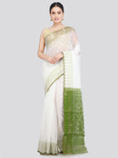 Pinkloom Women's Soft Cotton Jamdani Saree Without Blouse Piece