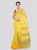 Pinkloom Women's Soft Cotton Jamdani Saree Without Blouse Piece