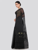 Pinkloom Women's Soft Cotton Jamdani Saree Without Blouse Piece