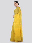 Pinkloom Women's Soft Cotton Jamdani Saree Without Blouse Piece