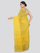 Pinkloom Women's Soft Cotton Jamdani Saree Without Blouse Piece