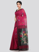 Women's Cotton Silk Saree With Blouse Piece
