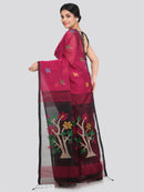 Women's Cotton Silk Saree With Blouse Piece