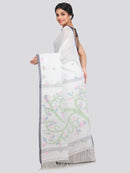 Women's Cotton Saree With Blouse Piece