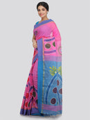 Women's Cotton Silk Saree With Blouse Piece