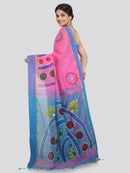 Women's Cotton Silk Saree With Blouse Piece
