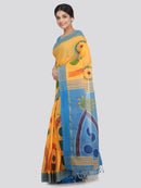 Women's Cotton Silk Saree With Blouse Piece