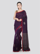 Women's Linen Jamdani Saree