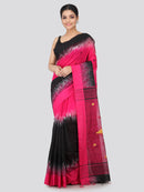 Women's Handloom Cotton Silk Saree With Blouse Piece