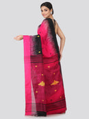 Women's Handloom Cotton Silk Saree With Blouse Piece