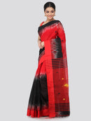 Women's Handloom Cotton Silk Saree With Blouse Piece