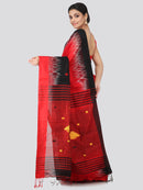 Women's Handloom Cotton Silk Saree With Blouse Piece