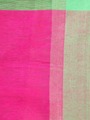 Women's Handloom Cotton Silk Saree With Blouse Piece