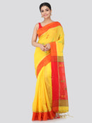 Women's Handloom Cotton Silk Saree With Blouse Piece