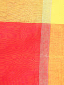 Women's Handloom Cotton Silk Saree With Blouse Piece